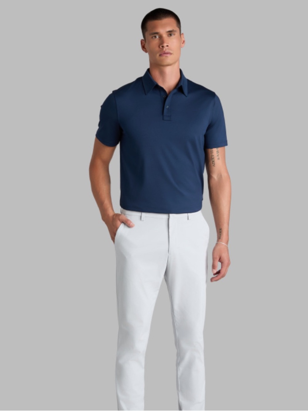G/Fore Men’s Polo Shirt Navy Blue Size 3XL